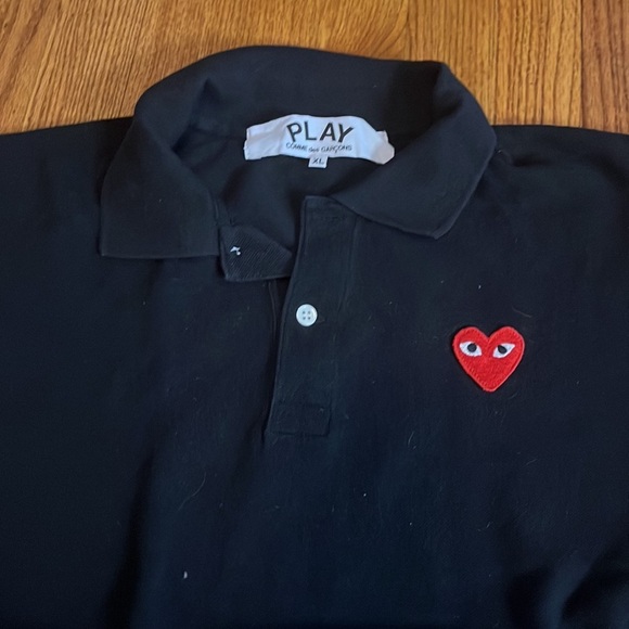 PLAY Men’s Black Polo Size XL - Picture 2 of 5